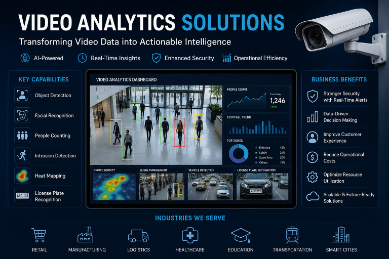 Video Analytics Solutions 15 June 19th, 2026 Video Analytics Solutions AI-Powered Video Intelligence