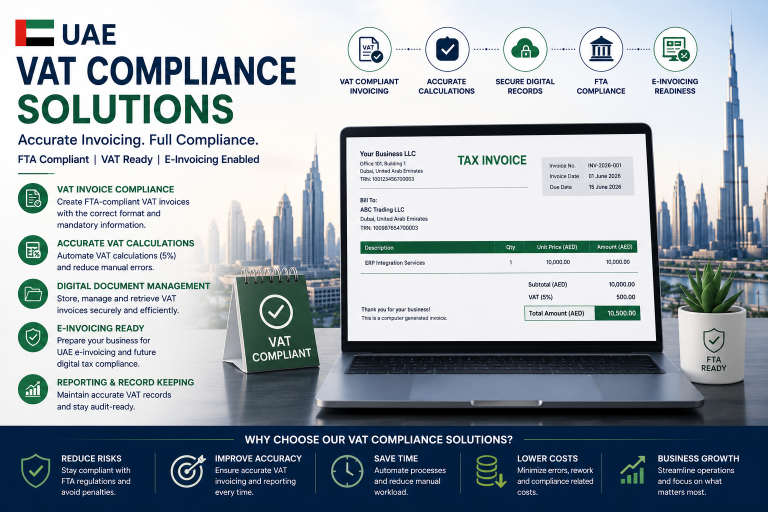 UAE VAT Compliance Solutions 15 June 2nd, 2026 uae vat invoice template