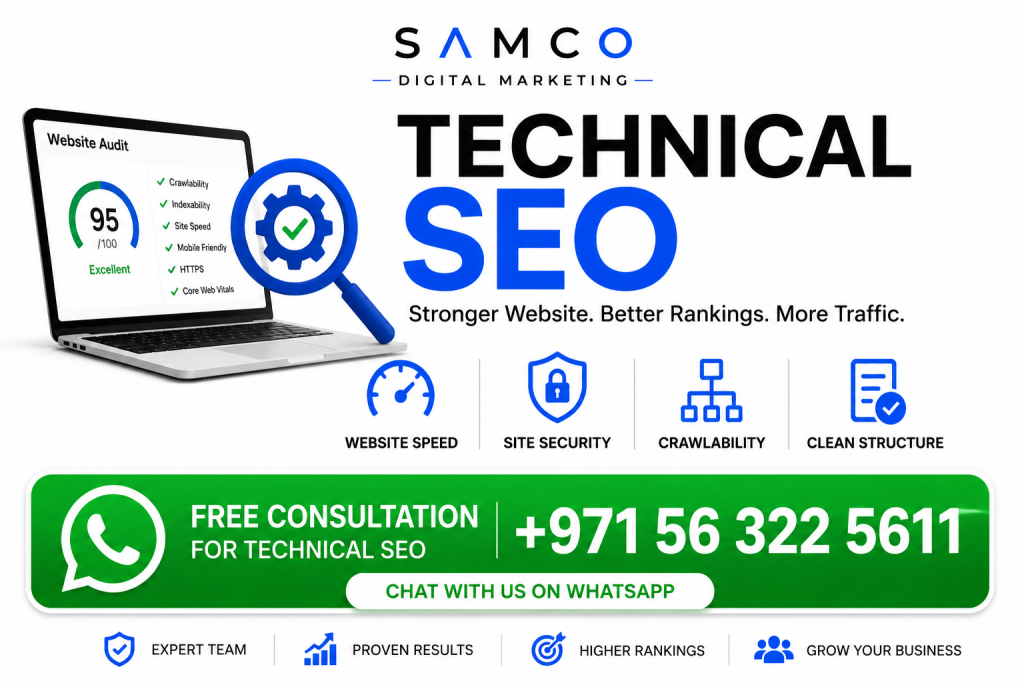 Technical SEO 15 August 20th, 2026 Technical SEO services in Dubai for website performance and search visibility