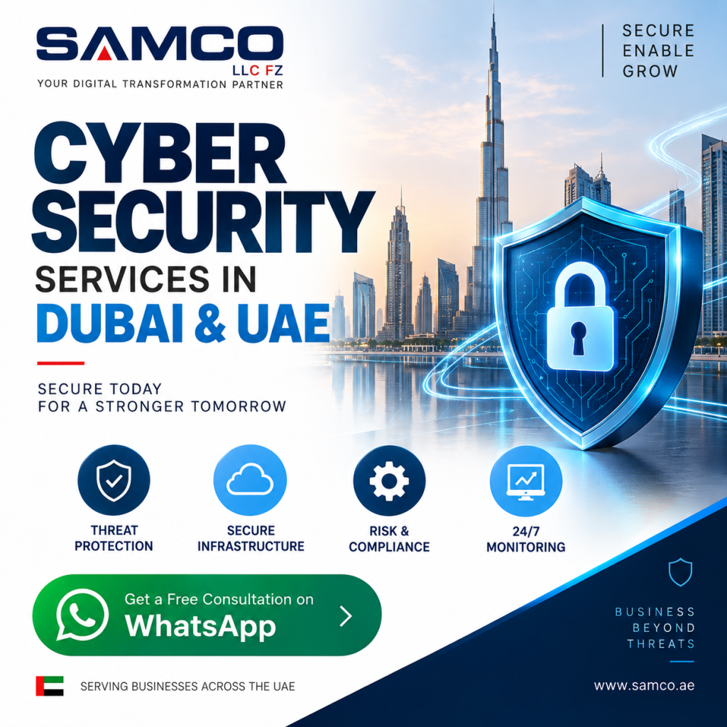 Cybersecurity Solutions 16 September 12th, 2026 Cybersecurity solutions Dubai UAE for business protection – SAMCO
